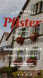 Mobile Screenshot of brauerei-pfister.de